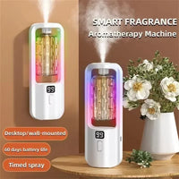 50ml Essential Oils Diffuser USB Multi-mode LED Digital Display 5 Gear Home Wall Mounted Display Air Freshener Smart Fragrance