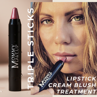 Triple Sticks Lipstick, Cream Blush, and Treatment in Daisy Glow