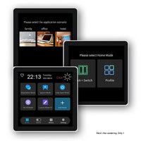 Tuya Smart Home Multiple Zigbee Smart Home Control Panel 4 Inch Switch Panel In-Wall Touchscreen Control for Home-Euplug
