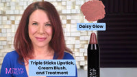 Triple Sticks Lipstick, Cream Blush, and Treatment in Daisy Glow